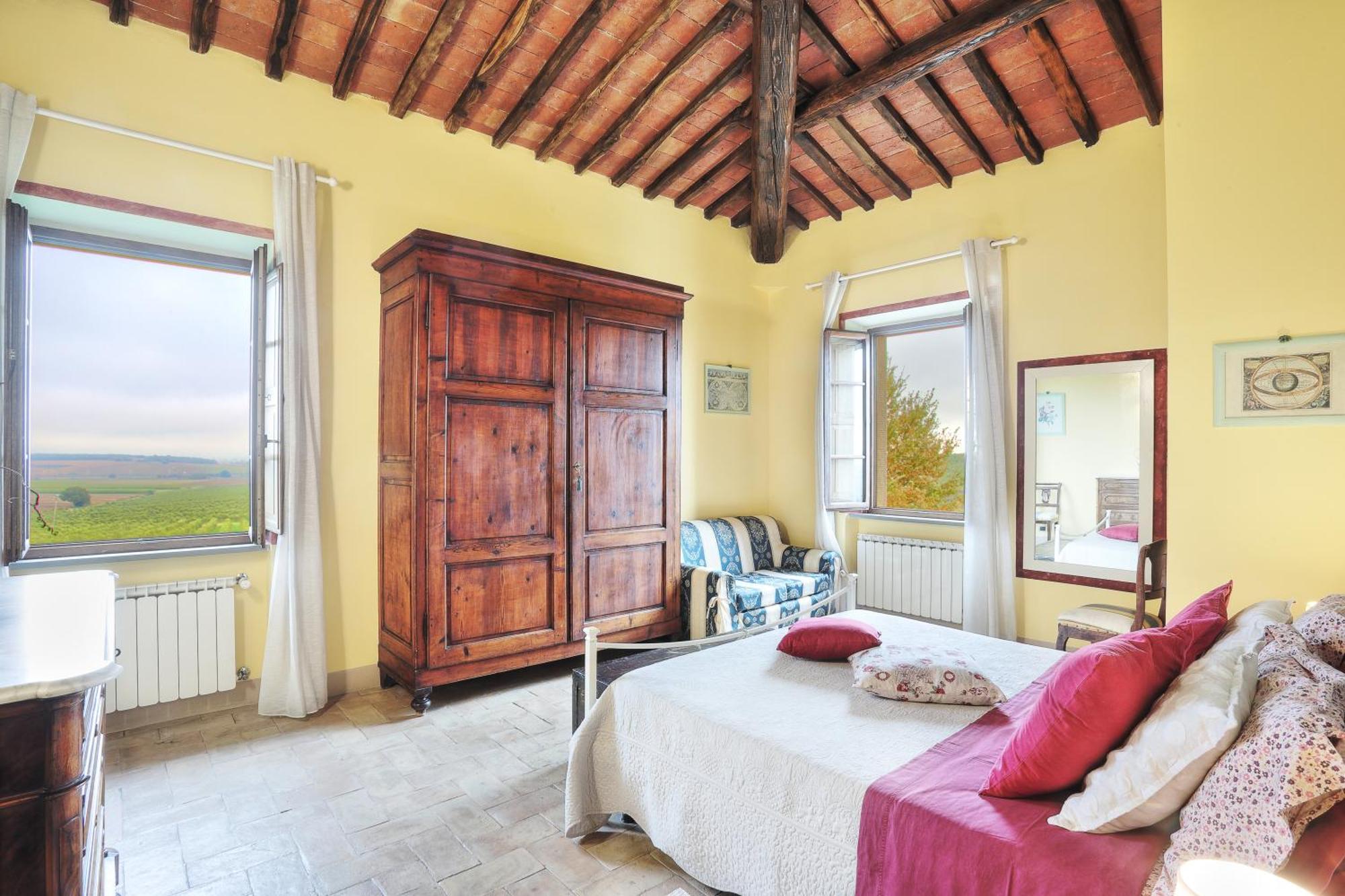 Podere Il Belvedere Su Cortona Castiglion Fiorentino Exteriör bild