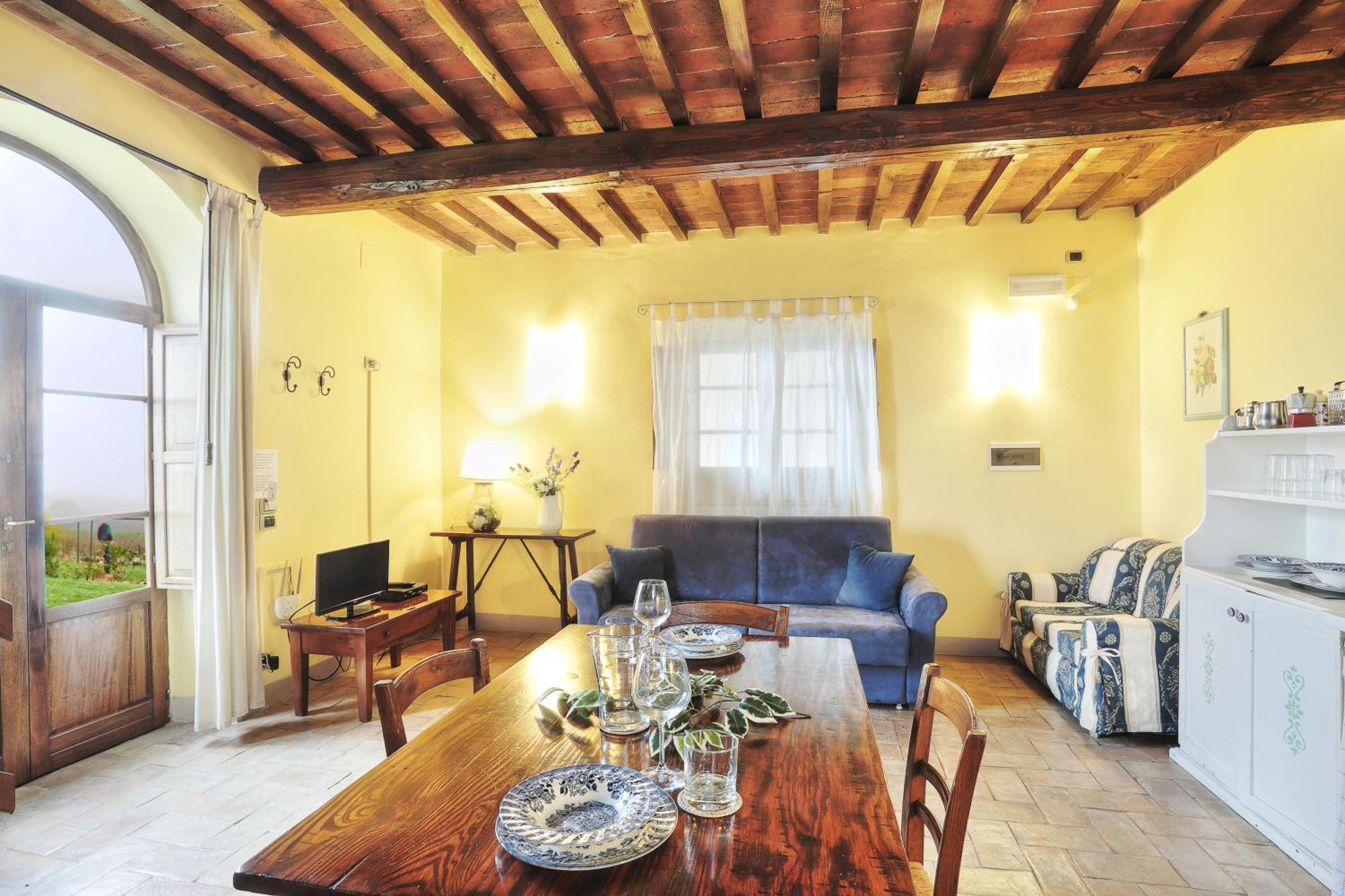 Podere Il Belvedere Su Cortona Castiglion Fiorentino Exteriör bild