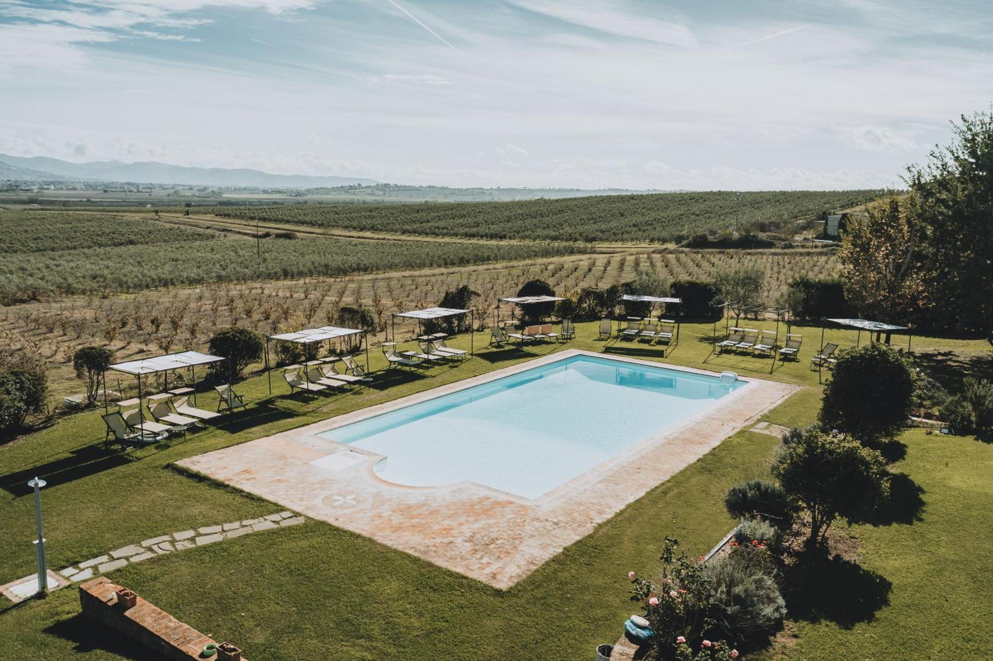 Podere Il Belvedere Su Cortona Castiglion Fiorentino Exteriör bild