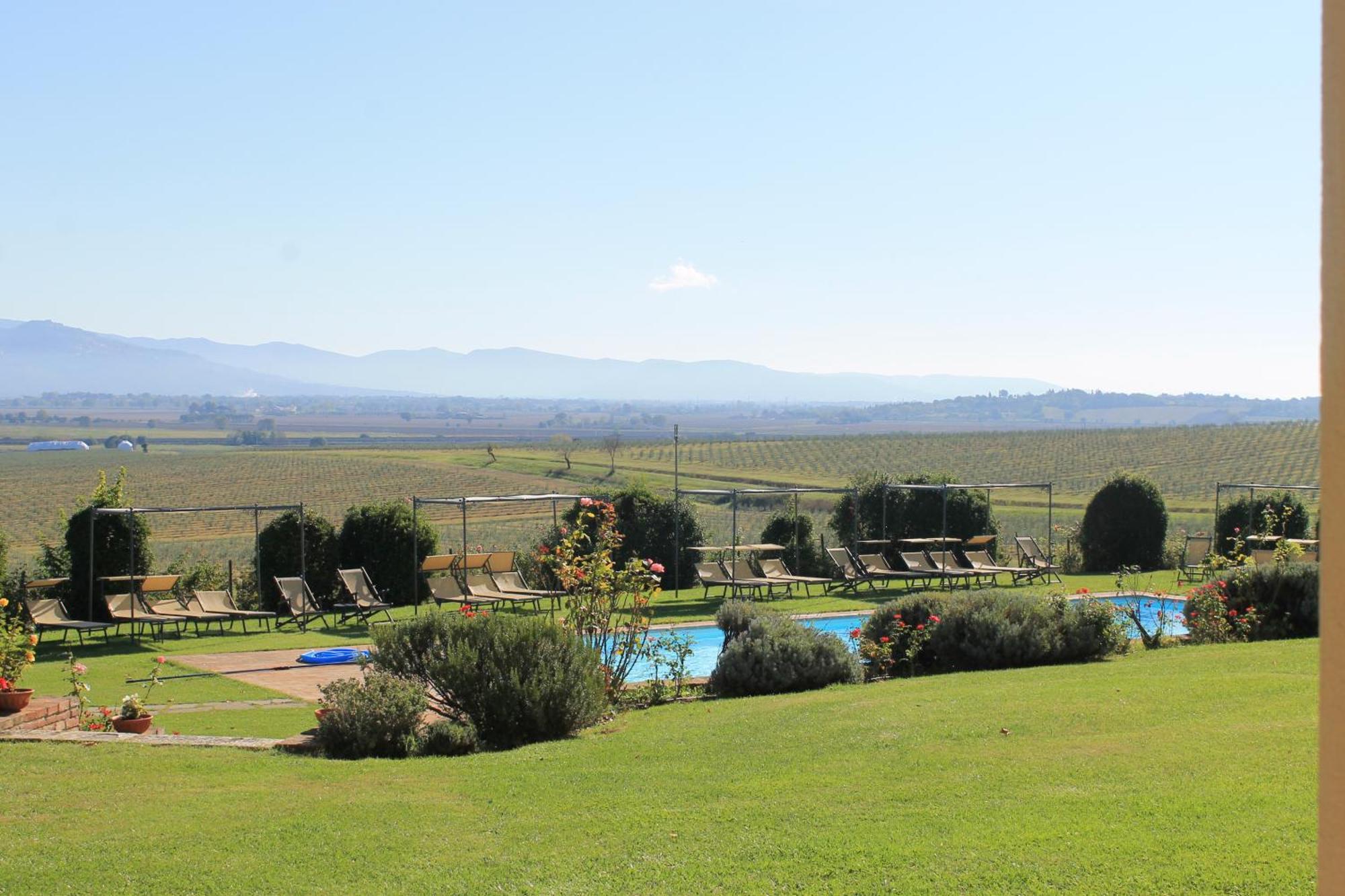 Podere Il Belvedere Su Cortona Castiglion Fiorentino Exteriör bild