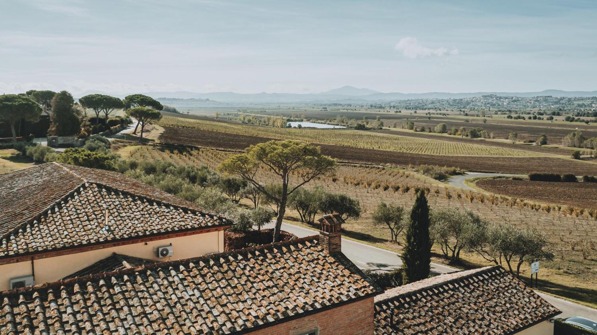 Podere Il Belvedere Su Cortona Castiglion Fiorentino Exteriör bild